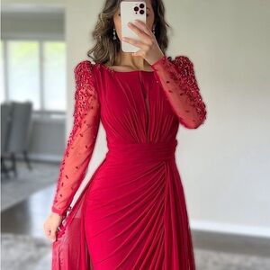 Long sleeves women dress size 8